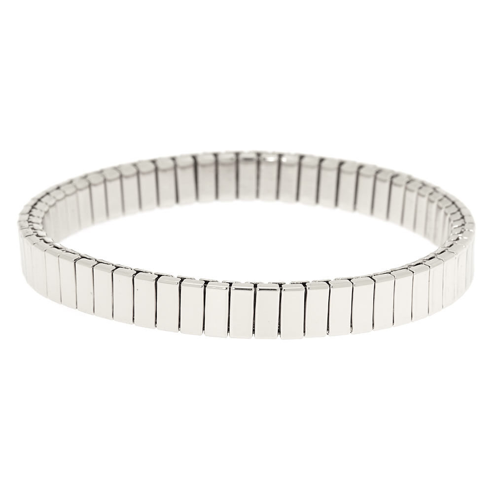 Silver Link Stretch Bracelet