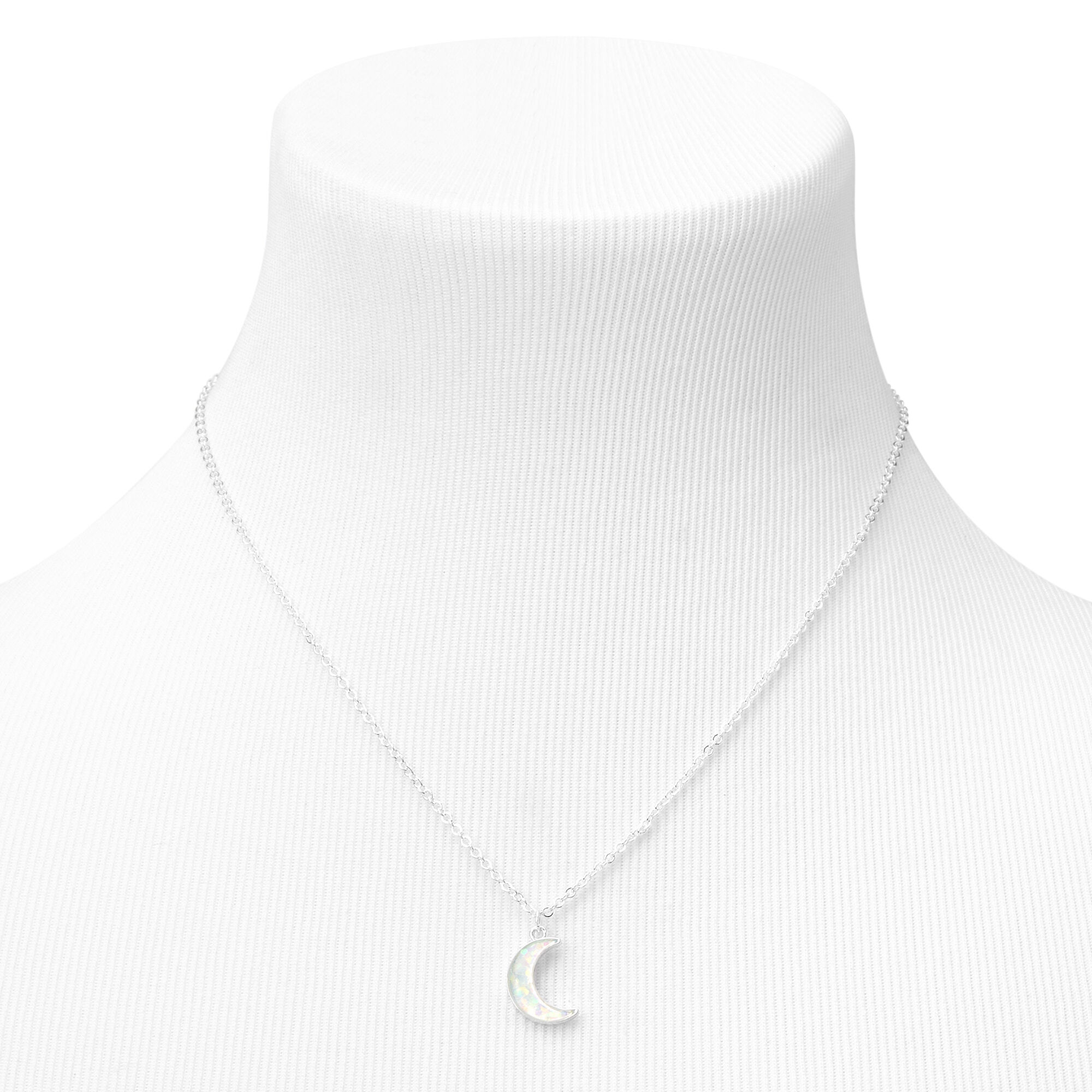 Lot de bijoux lune et étoile couleur argentée - Lot de 2,
