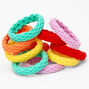 Claire&#39;s Club Bright Honeycomb Hair Ties - 10 Pack,