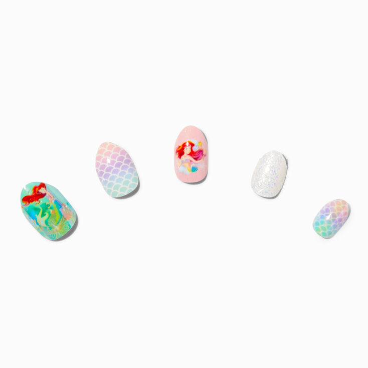 &copy;Disney Princess Claire&#39;s Exclusive The Little Mermaid Press On Faux Nail Set - 20 Pack,