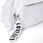 Nylon &amp; Mesh Mini Backpack - White,