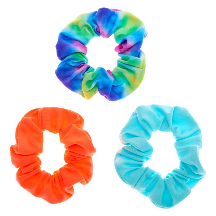 Claire&#39;s Club Small Tie Dye Hair Scrunchies - 3 Pack,