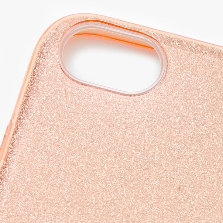 Rose Gold Glitter Phone Case - Fits iPhone&reg; 6/7/8/SE,