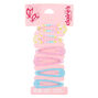 Lot de 6&nbsp;barrettes clic clac arc-en-ciel &agrave; motifs pastel du Claire&#39;s&nbsp;Club,