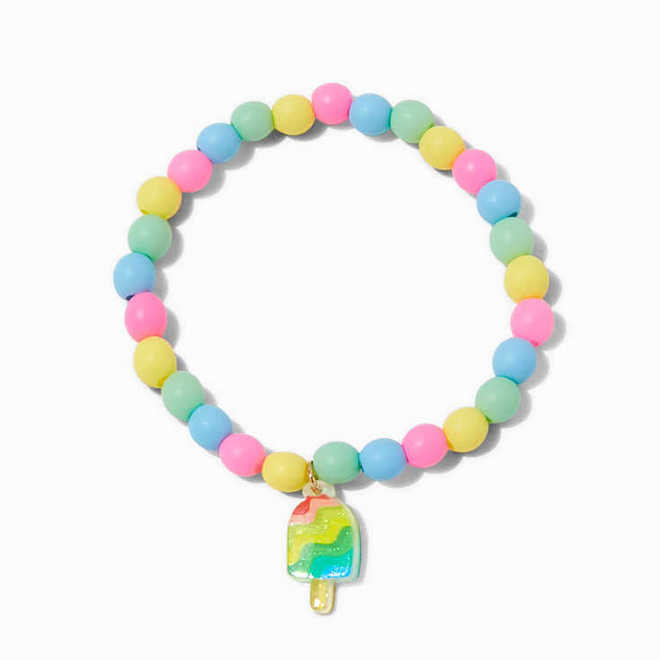 Claire&#39;s Club Matte Multicolor Ice Pop Beaded Jewelry Set - 3 Pack,