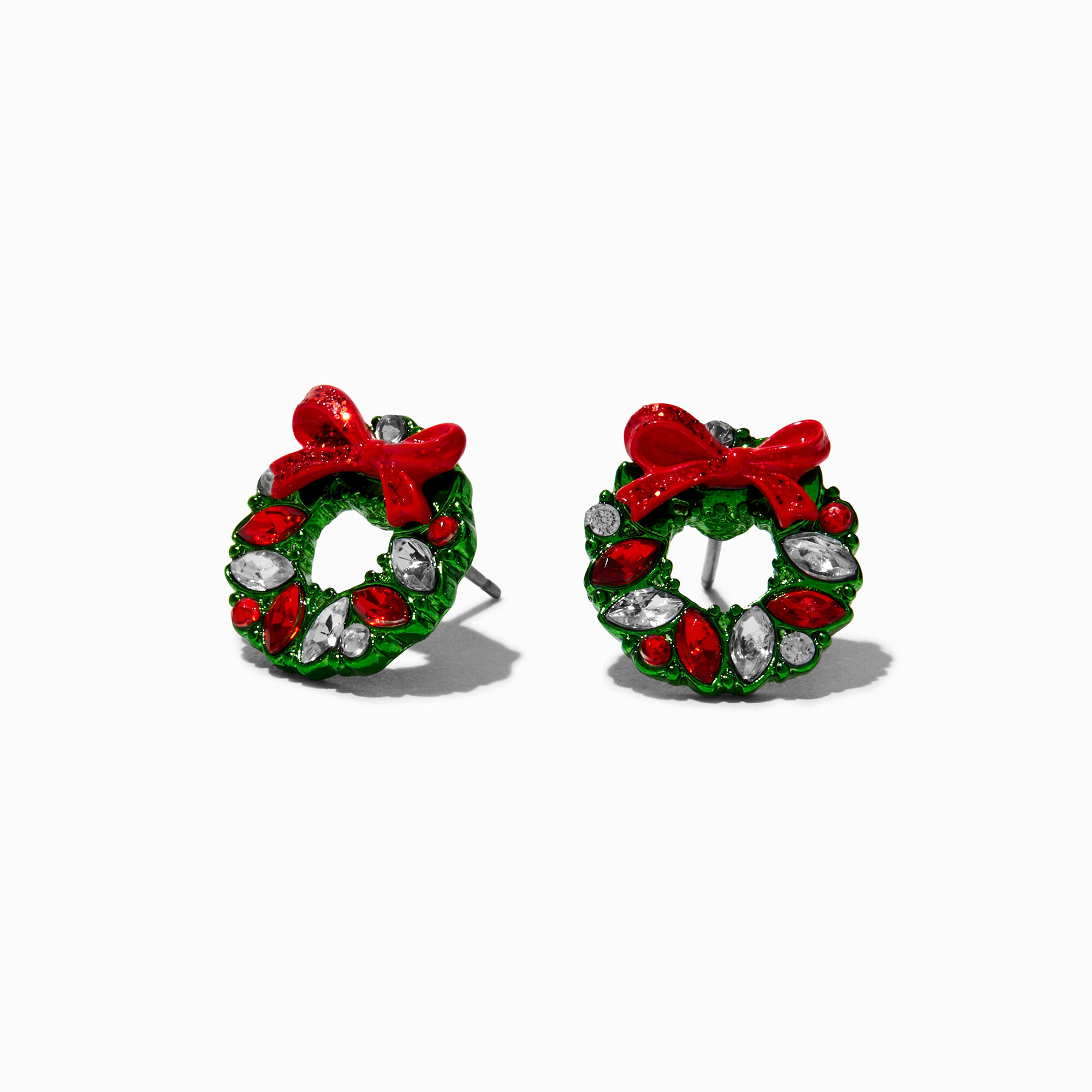 Christmas top earrings claire's
