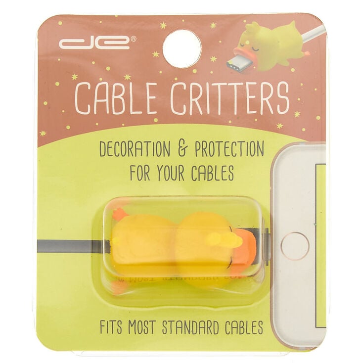 Duck Cable Critter - Yellow,