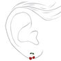Mixed Metal Eiffel Tower Stud Earrings - 9 Pack,
