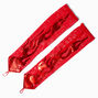 Red Devil Flame Design Arm Warmers,