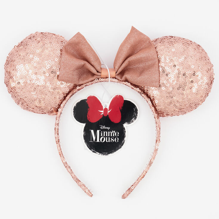 Serre-tête avec oreilles en peluche et boucle de Disney Minnie