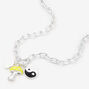 Silver Yin Yang 16&quot; Chain Necklace,