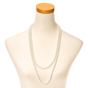 Pearl Long Necklace - Ivory,