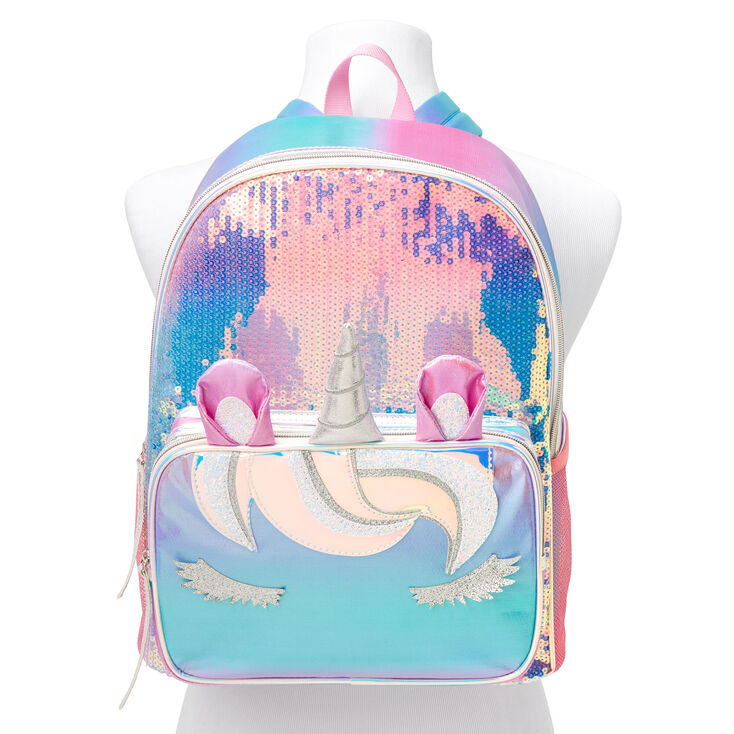 Unicorn Iridescent Sequin Backpack | Claire's US