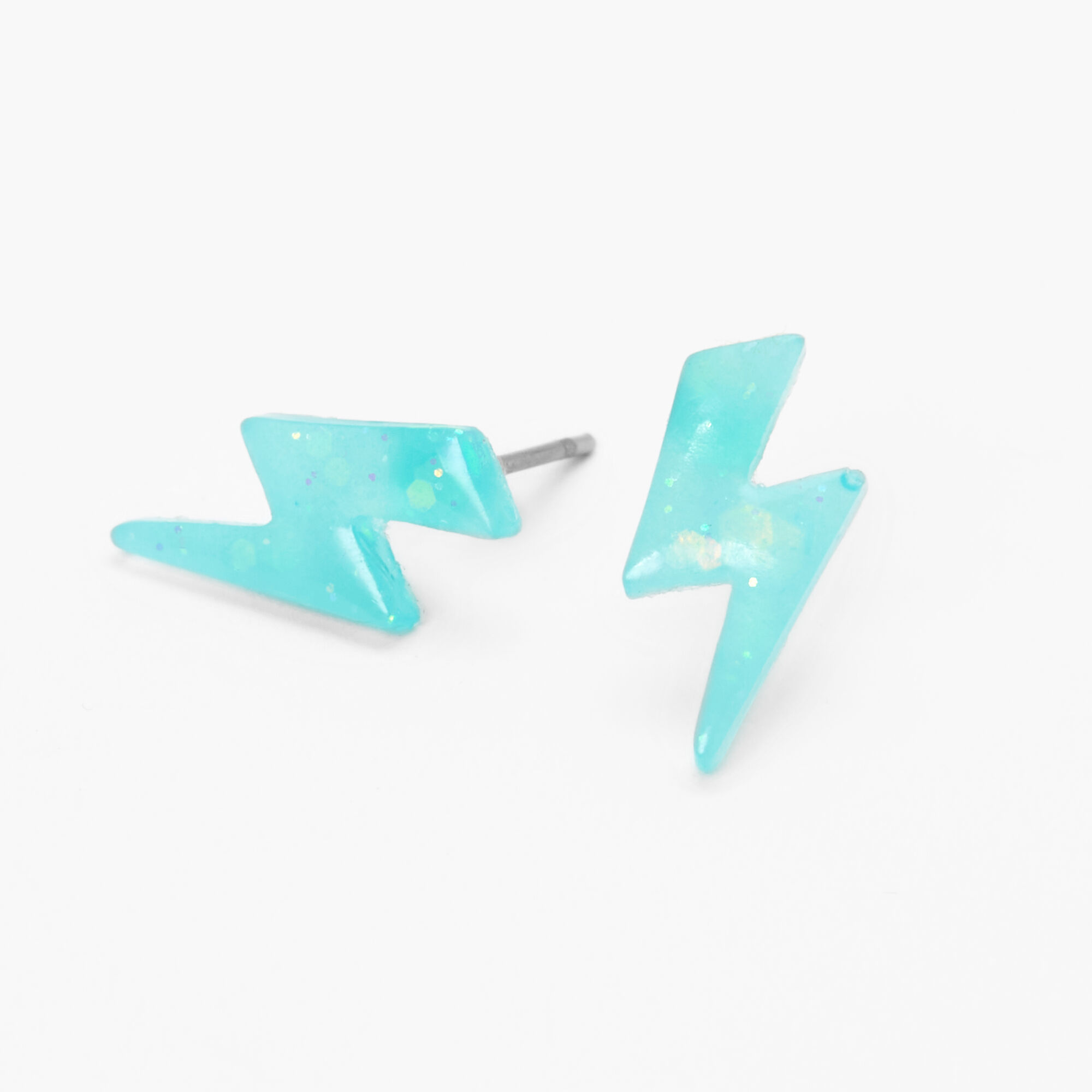 Claire's lightning bolt earrings deals
