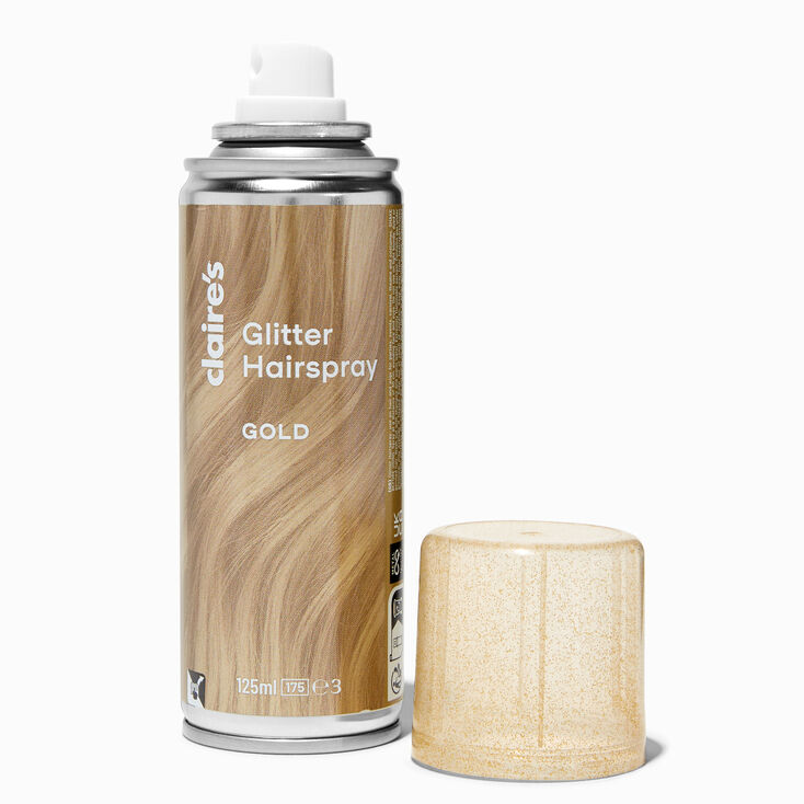 Gold Glitter Colour Hairspray,