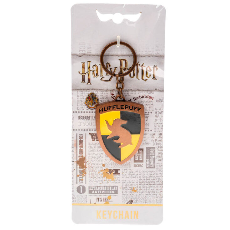 Harry Potter&trade; Hufflepuff Metal Keyring- Copper,