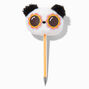 Stylo &agrave; pompon panda lunettes de soleil duveteux,