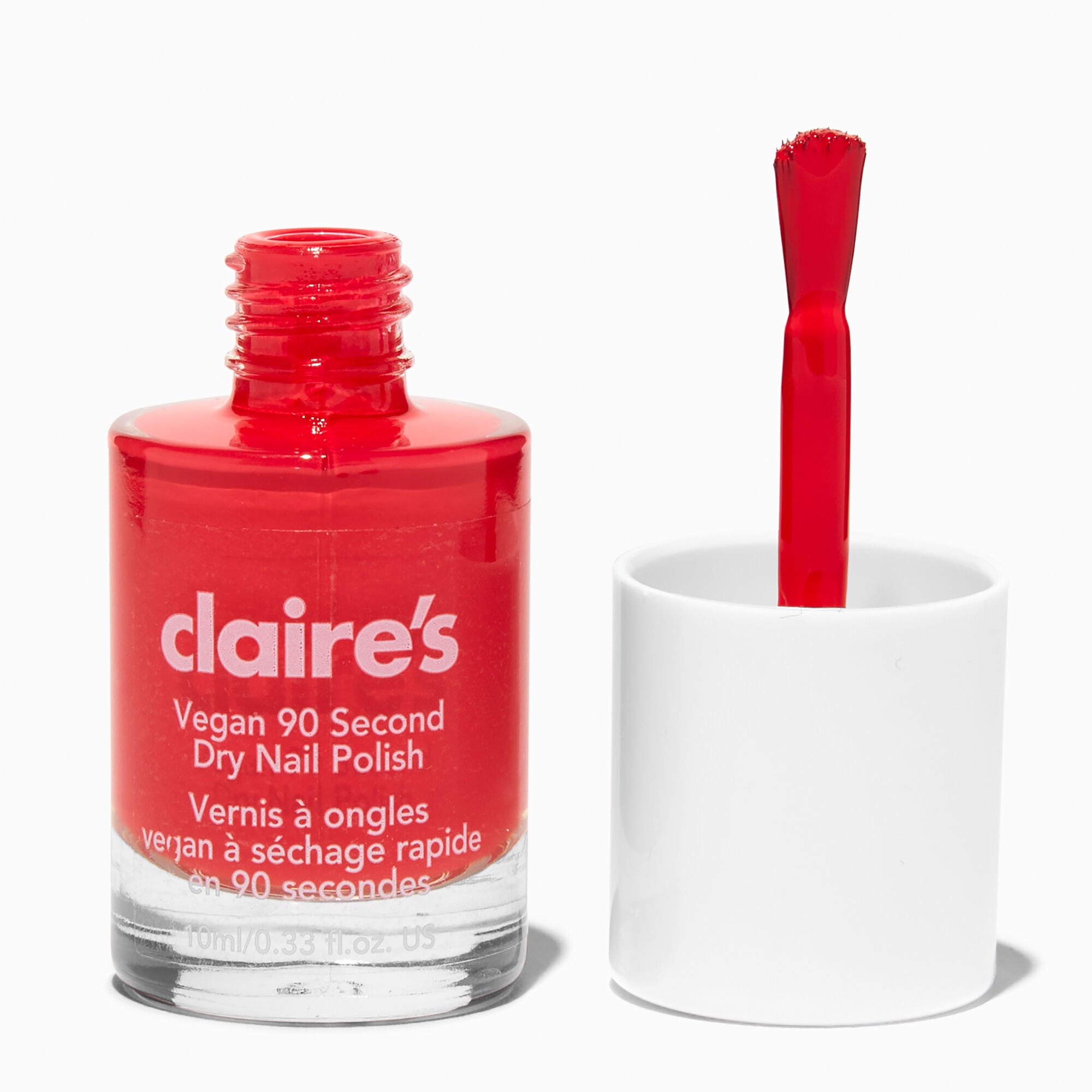 View Claires Vegan 90 Second Dry Nail Polish Watermelon Wish information