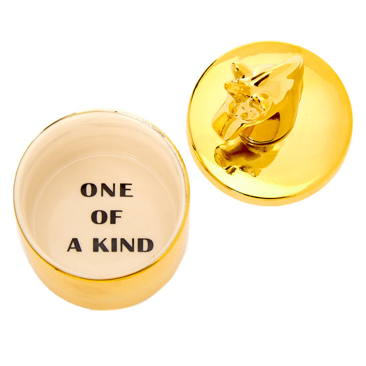 Unicorn Trinket Box - Gold,