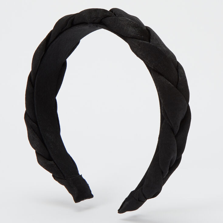 Claire's Serre-tête tressé - Noir