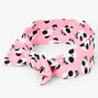 Claire&#39;s Club Panda Print Bow Headwrap - Pink,