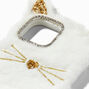 Furry White Kitty Cat Phone Case - Fits iPhone&reg; 12 Pro,