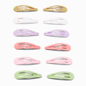 Barrettes clic clac &agrave; paillettes Claire&#39;s&nbsp;Club &#40;lot de 12&#41;,