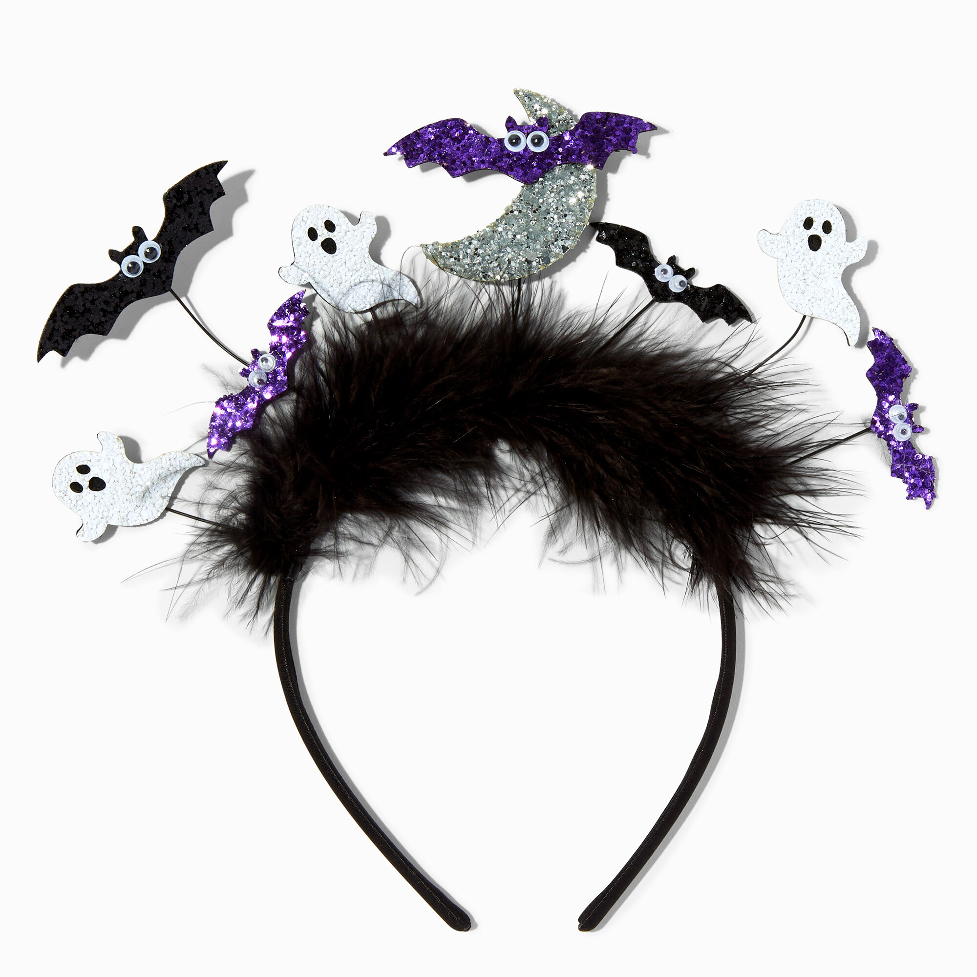 View Claires Halloween Ghosts Bats Bopper Headband information