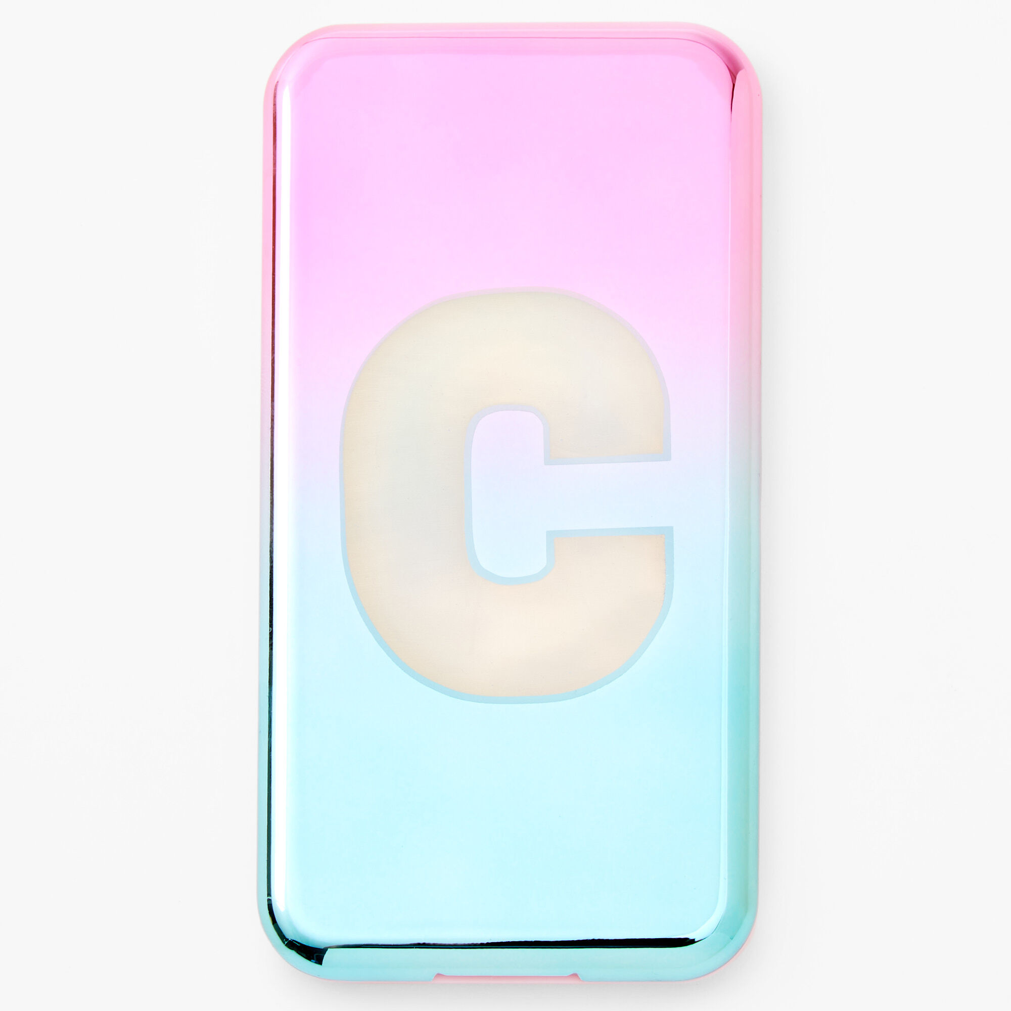 Ombre Initial Cellphone Makeup Palette - C, Blue,
