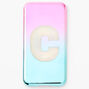Ombre Initial Cellphone Makeup Palette - C, Blue,
