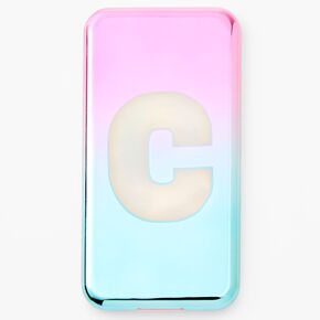 Ombre Initial Cellphone Makeup Palette - C, Blue,
