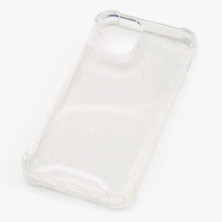 Clear Glitter Protective Phone Case Fits Iphone 12 Mini Claire S