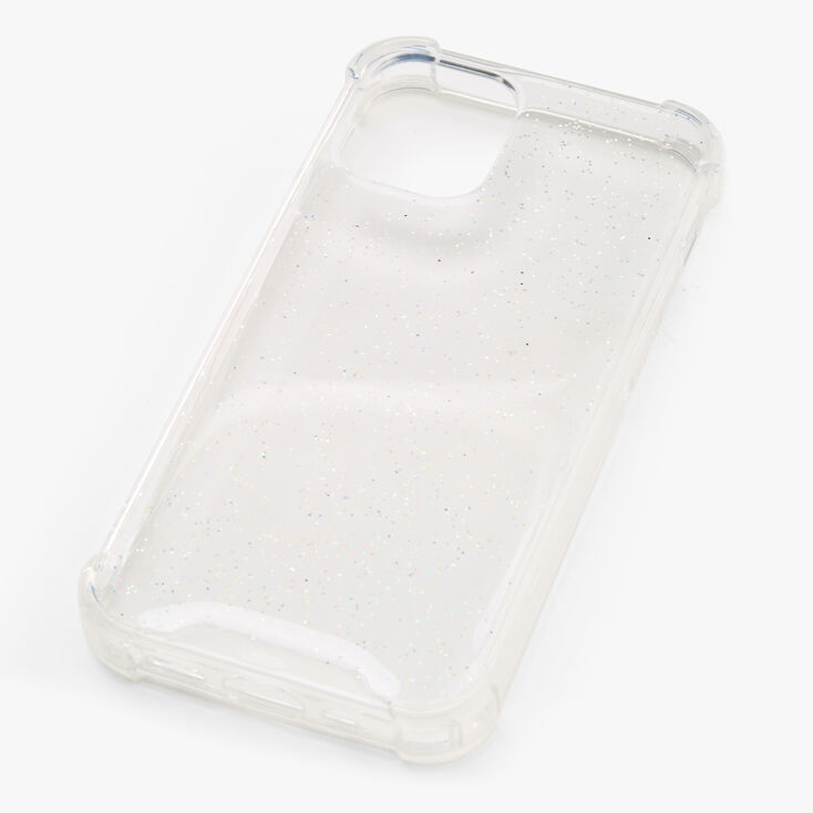 Clear Glitter Protective Phone Case - Fits iPhone&reg; 12 Mini,