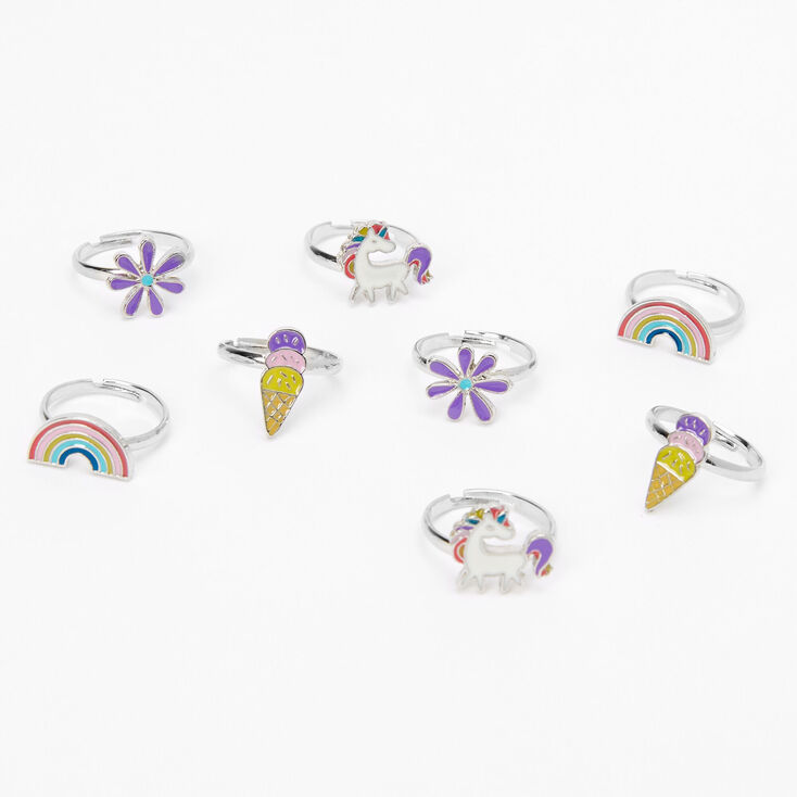 Claire&#39;s Club Unicorn Nail Polish Set - 8 Pack,