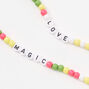 Bright Pastel Faux Hair Beads - 2 Pack,