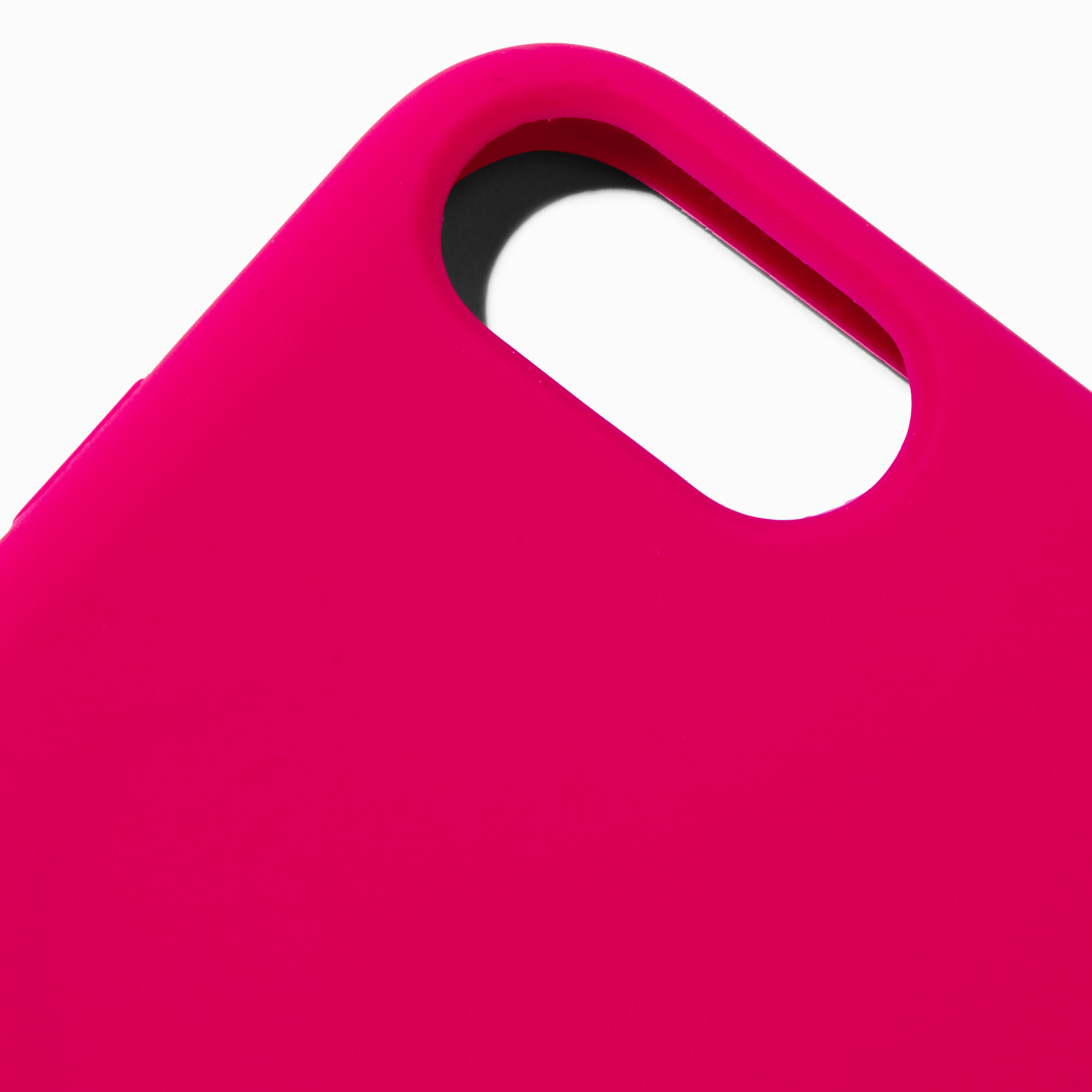 Solid Hot Pink Silicone Phone Case - Fits iPhone® 6/7/8/SE