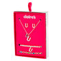 Silver Rainbow Initial Jewellery Gift Set - U, 4 Pack,