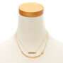 Gold-Tone I&#39;M OUTTA HERE Pendant Necklace,