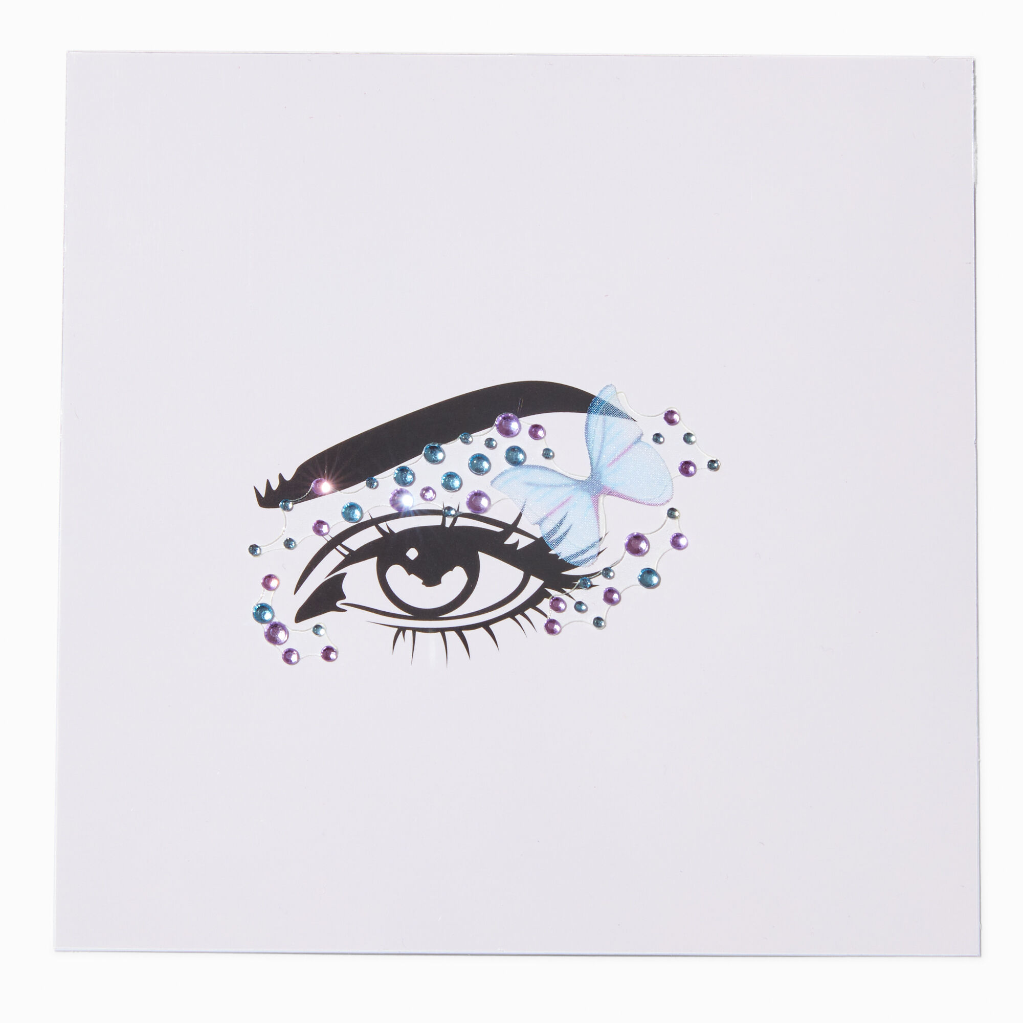 Purple & Blue Butterfly Eye Gems,