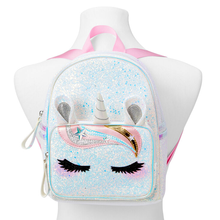 Claire's Club Mint Sparkle Unicorn Duffle Bag