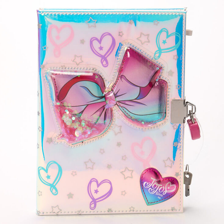 Journal intime &agrave; cadenas avec n&oelig;ud holographique JoJo Siwa&trade;,