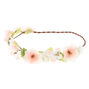 Pastel Flower Crown Headwrap - Pink,