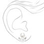 Pearl Reindeer Antler Stud Earrings,