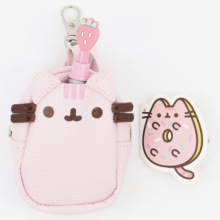 Pusheen&reg; Stationery Mini Backpack Keyring &ndash; Pink,