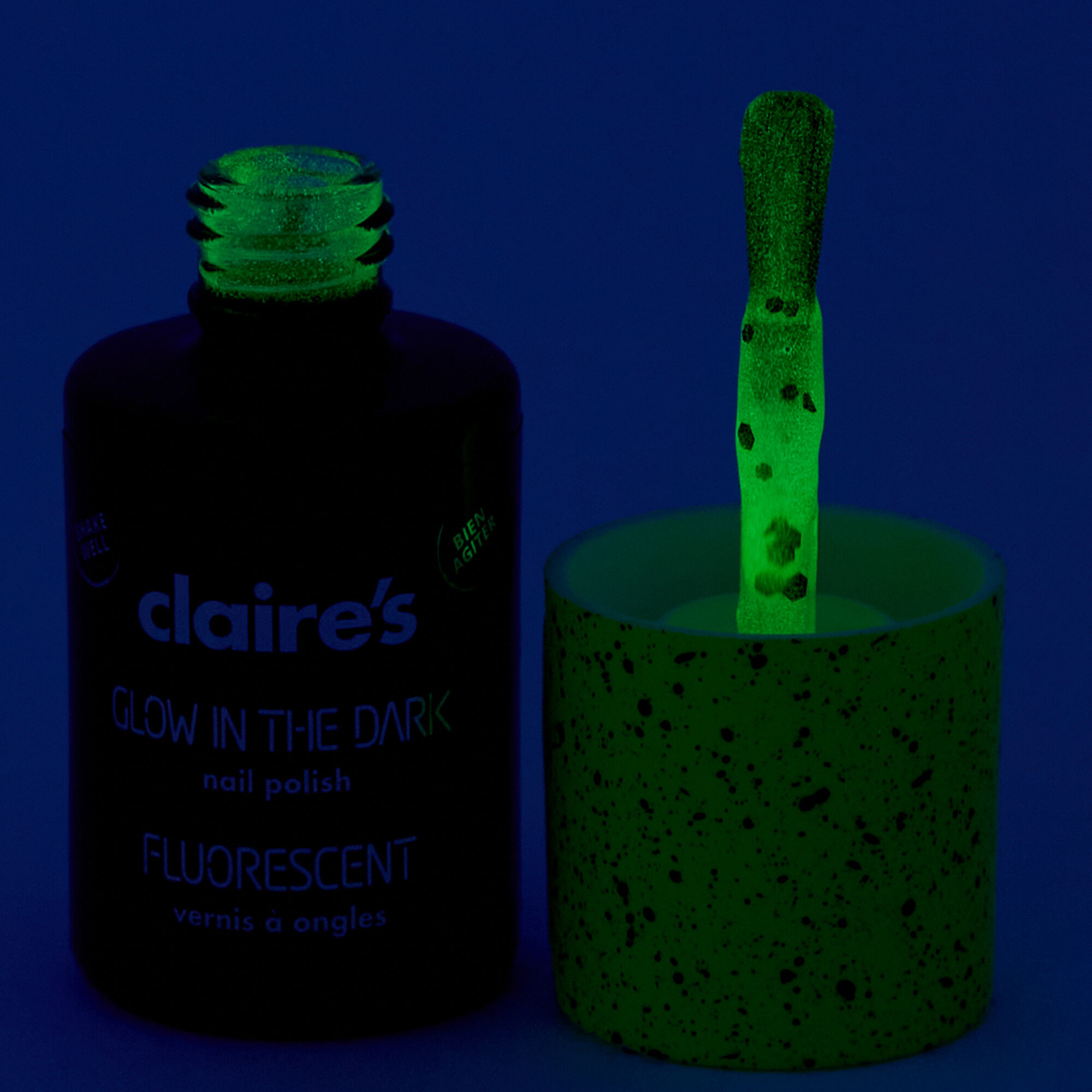 Claire's glow in hot sale the dark nail polish