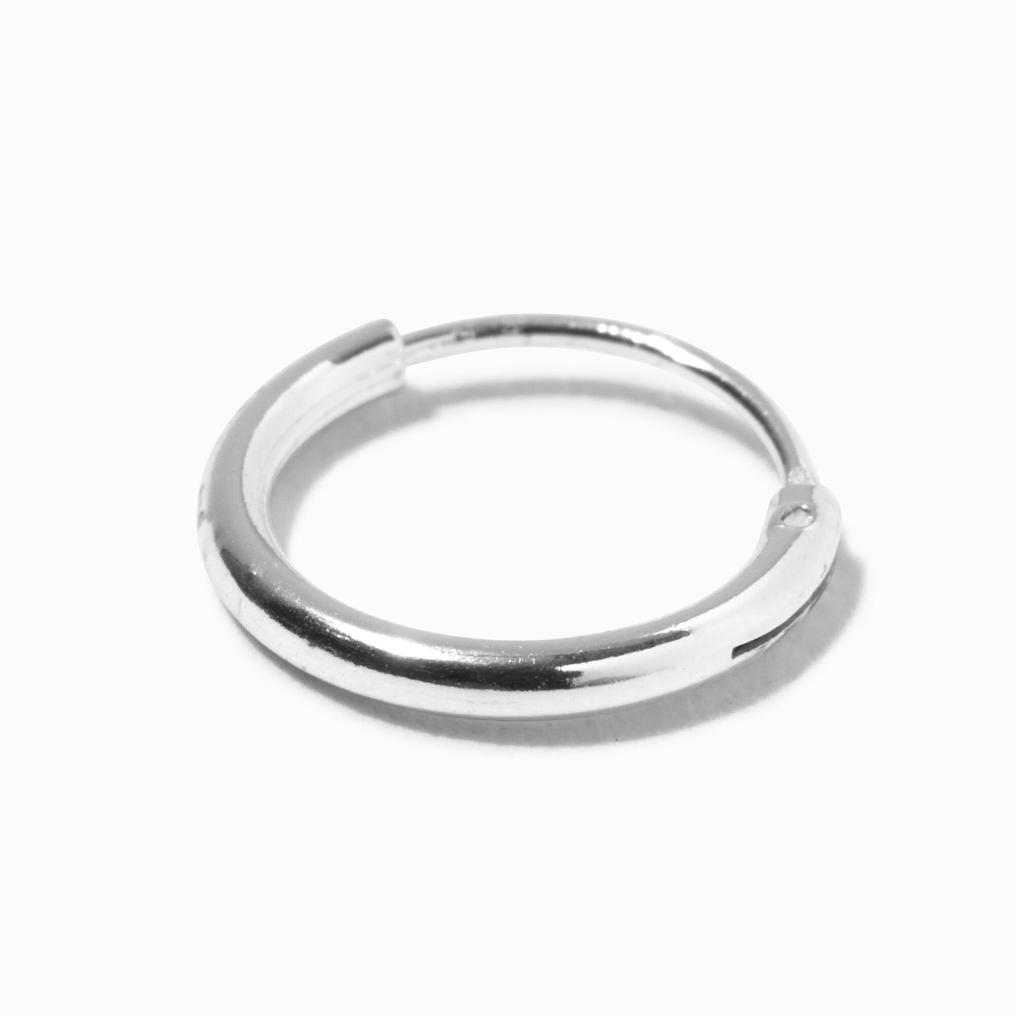 View Claires One 10MM Hoop Earring Silver information