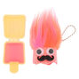 Pucker Pops Hairy Mustache Lip Gloss - Pink Guava,