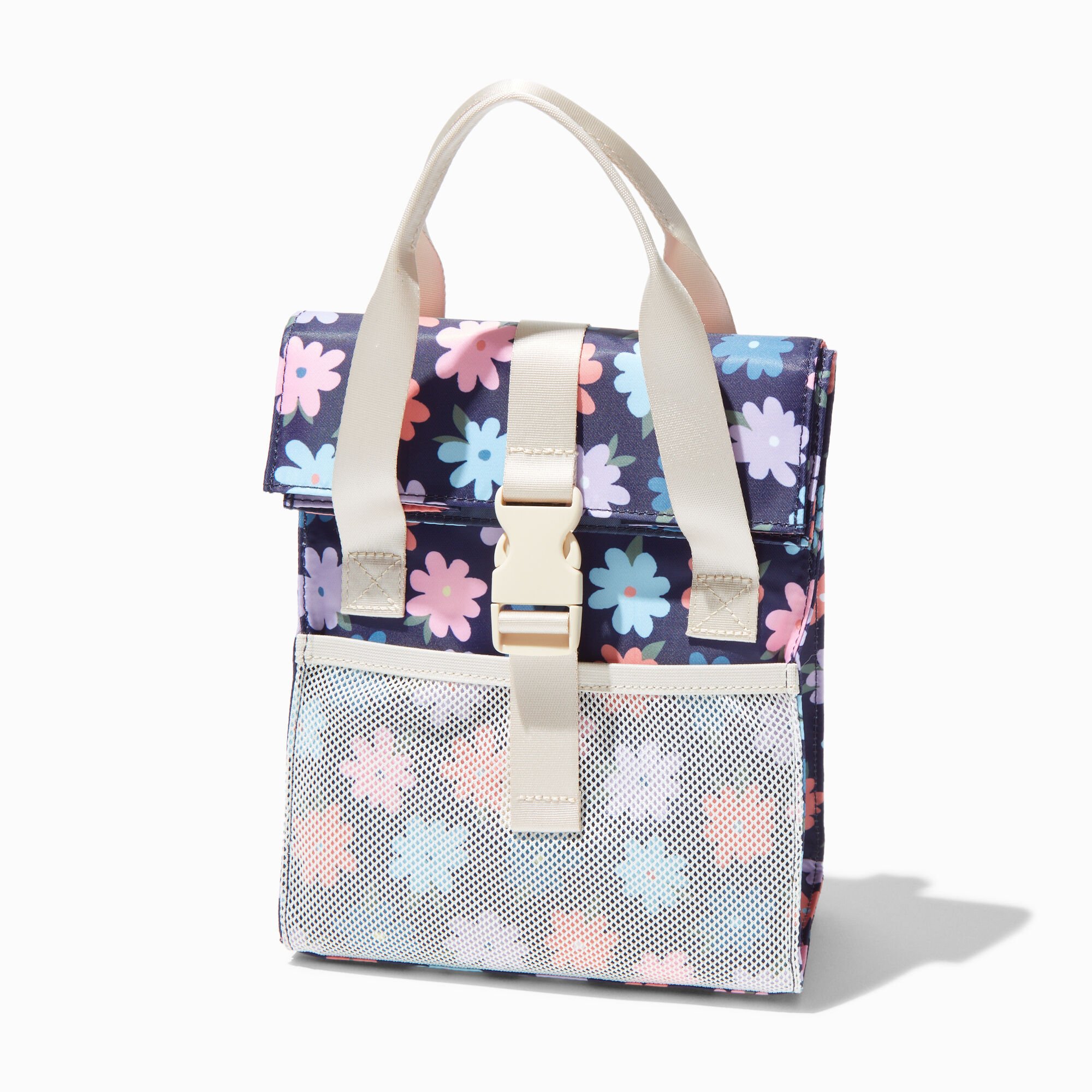 Pastel Daisy Blue Lunch Box,
