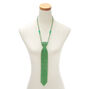 Tie Beaded Necklace - Green,