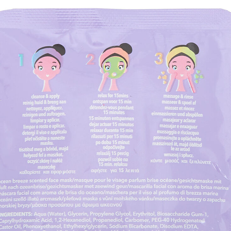 Cam the Cat Chasing Rainbows Face Mask - Ocean Breeze,